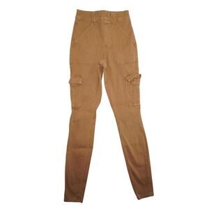 Spanx Khaki Skinny Cargo Pants – Size Small Tall (Long Inseam)